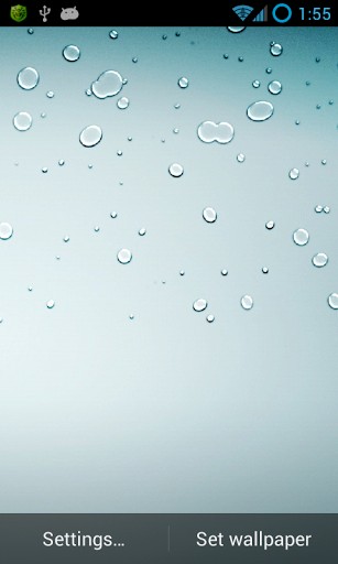 Bigger Ios Rain Live Wallpaper For Android Screenshot