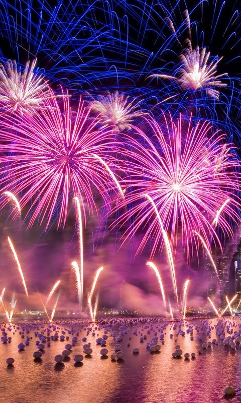 3d Fireworks HD Live Wallpaper Screenshot