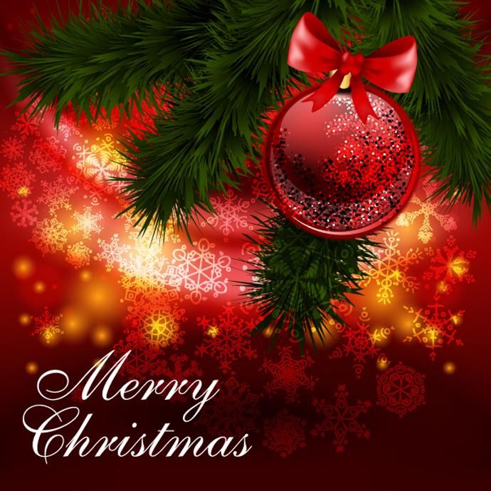 Christmas Vector Wallpaper Merry For Various Decorations