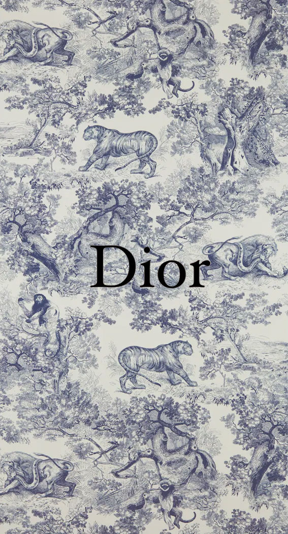 Dior Wallpaper Ideas Grey Toile De Jouy Idea
