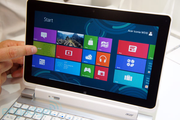 Premi Res Tablettes Sous Windows La Iconia W700 Et W510