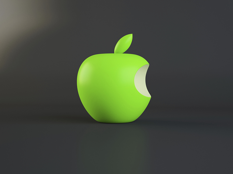 3d Apple That Looks Like The Logo
