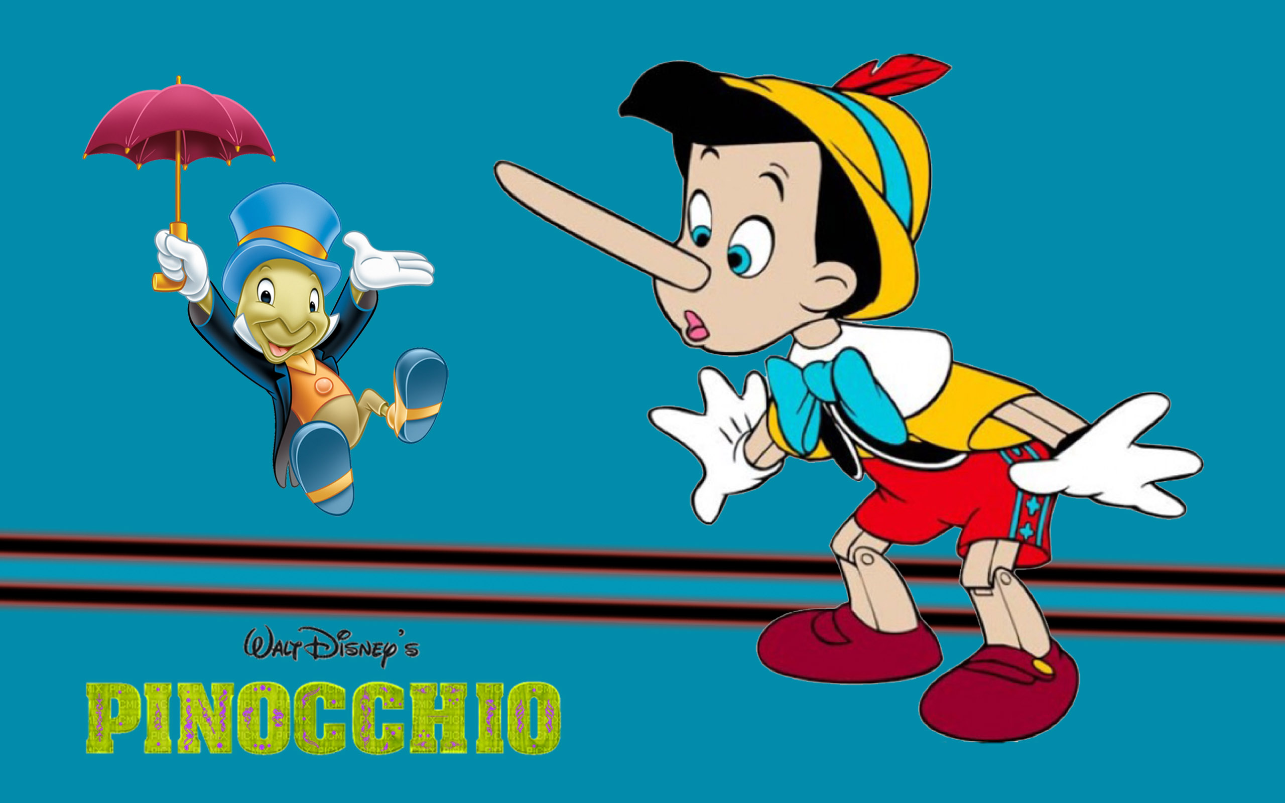 Pinocchio And Jiminy Cricket Cartoon Edy New Desktop HD
