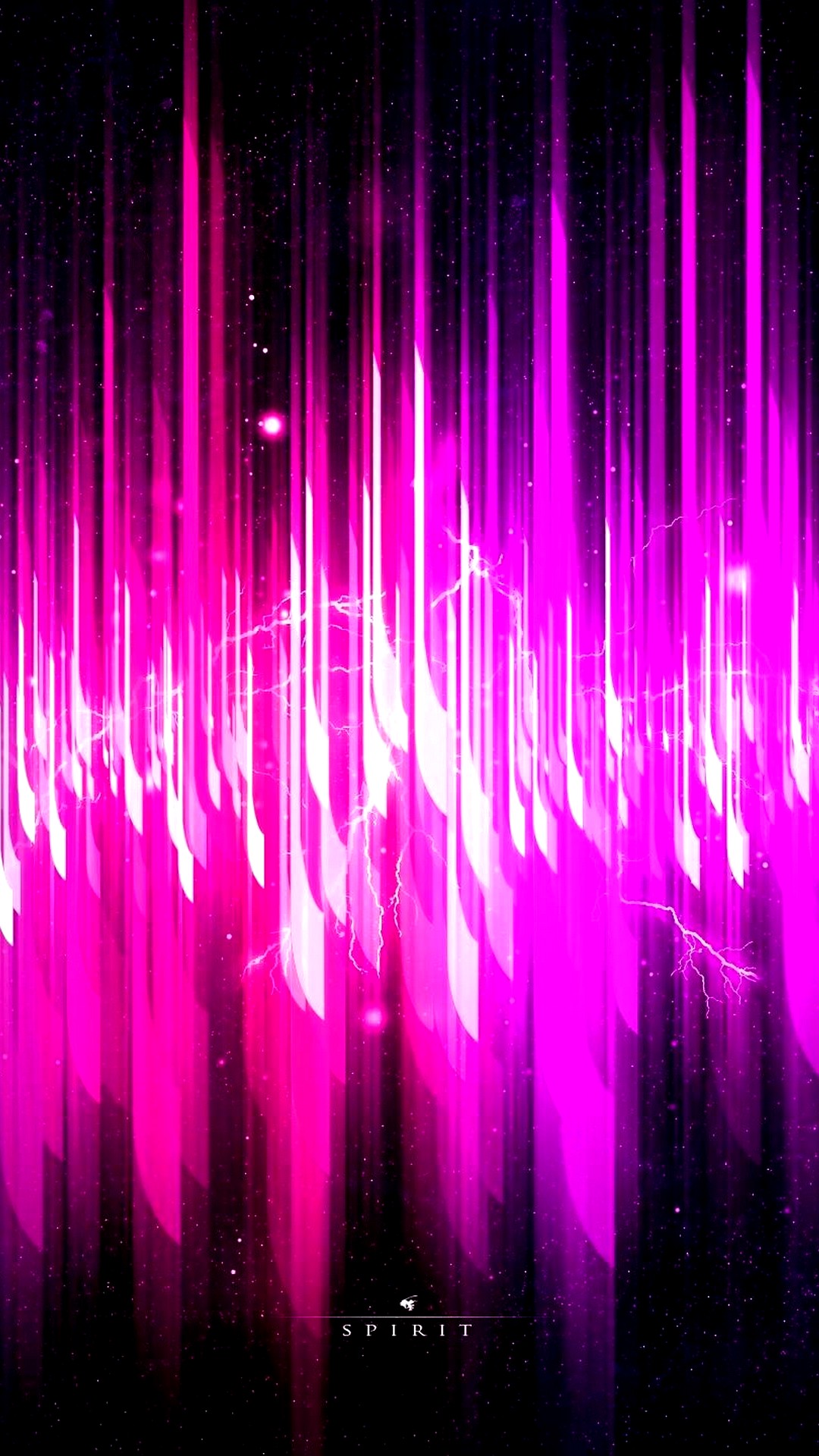 Download Glowing Hearts Neon Purple Iphone Wallpaper | Wallpapers.com