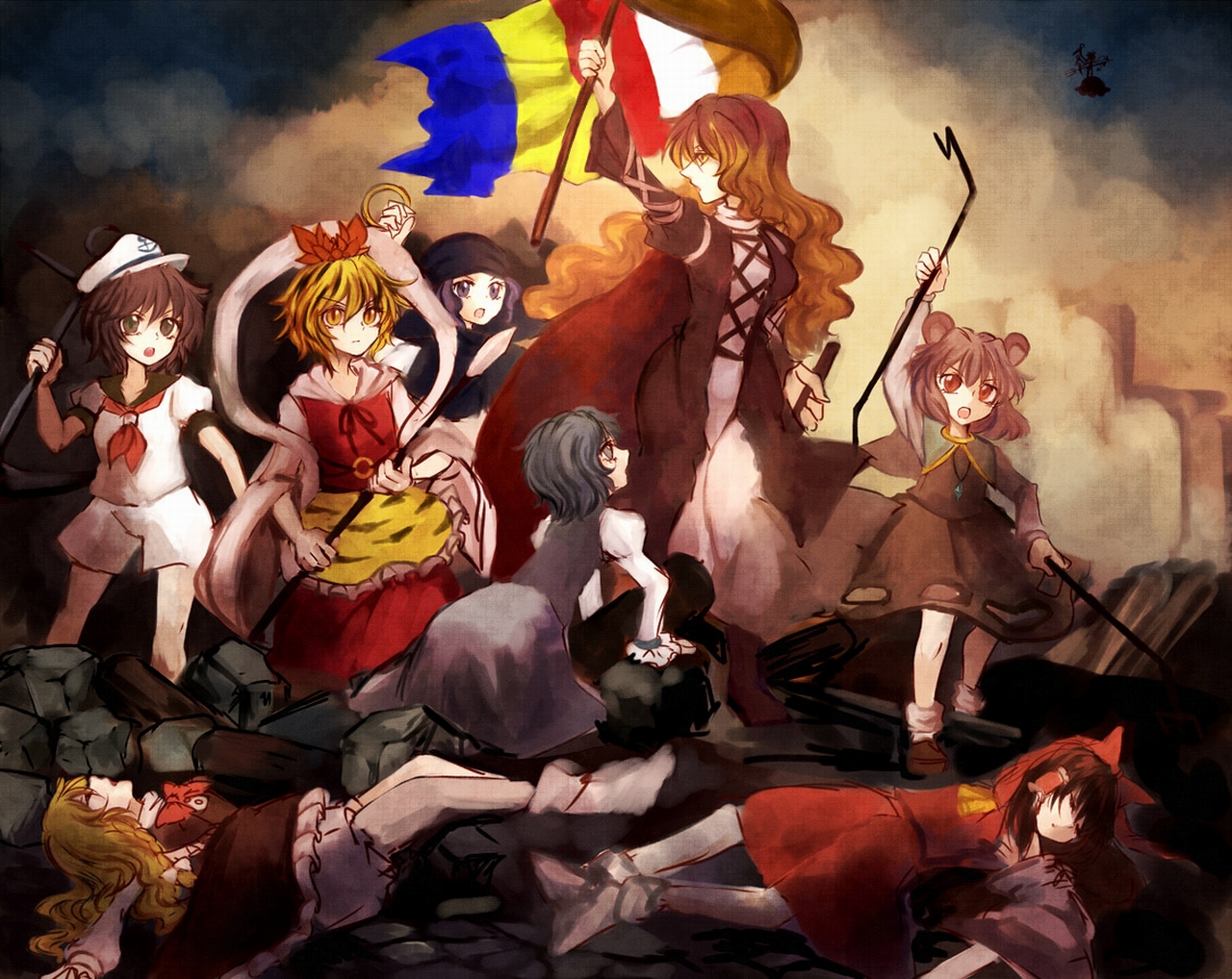 Touhou Liberty Leading The People