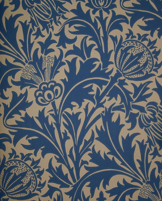 William Morris Thistle Wallpaper Information