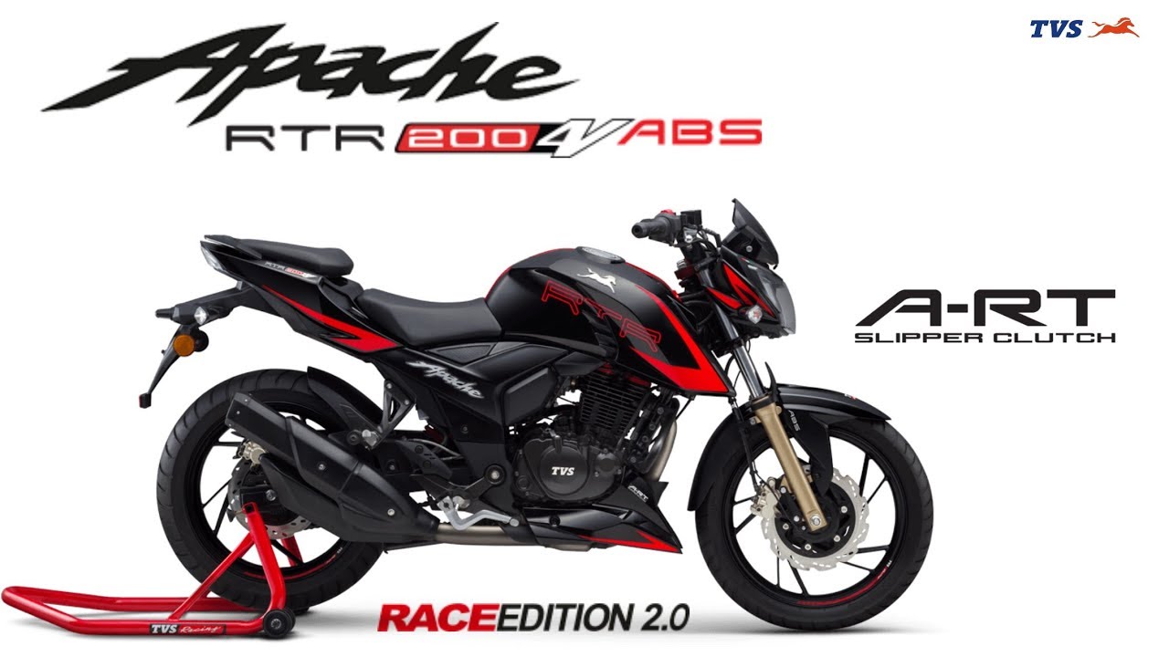 TVS Apache RTR 200 4V ABS 2018 Official Video   Race Edition 20 1280x720