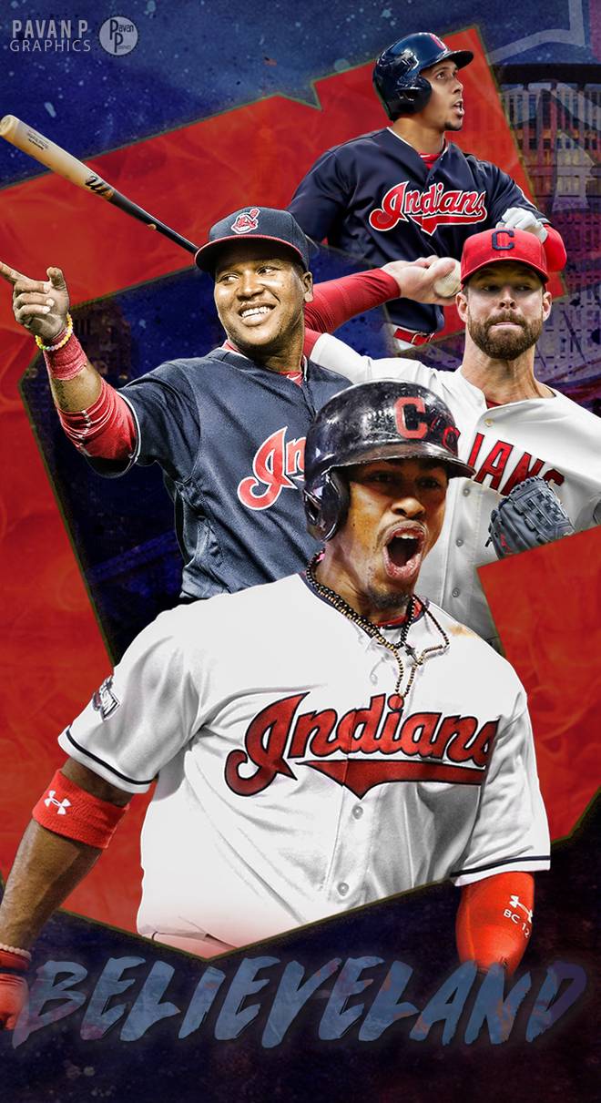 Cleveland Indians Phone Wallpaper By Pavanpgraphics