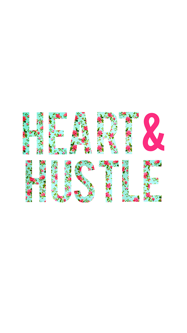 Heart Hustle Phone Wallpaper