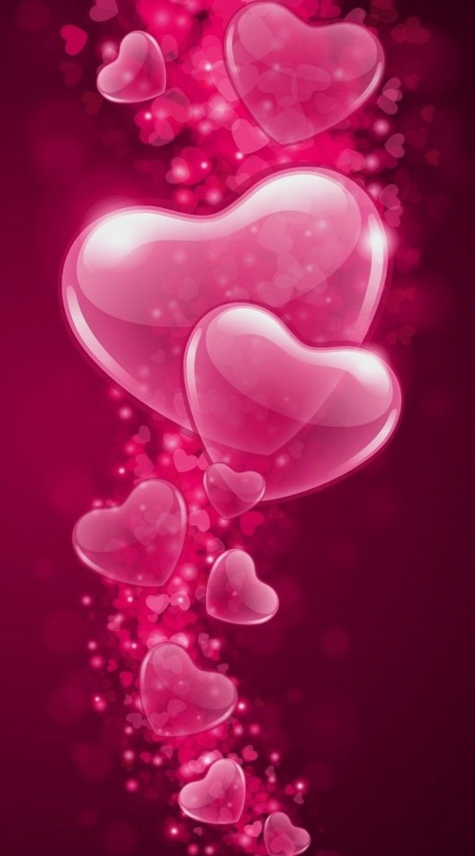 love pink wallpaper Love pink wallpaper Heart wallpaper Love