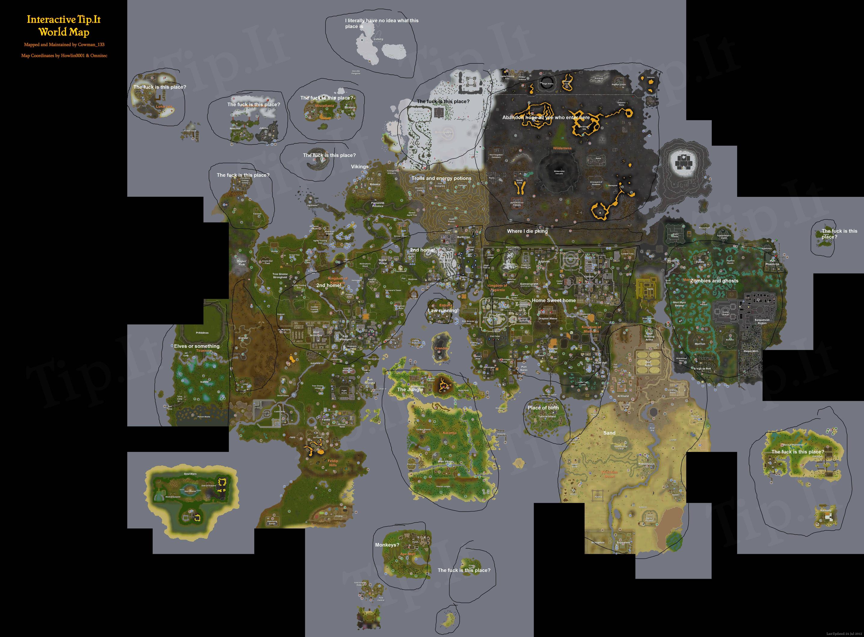 runescape original map