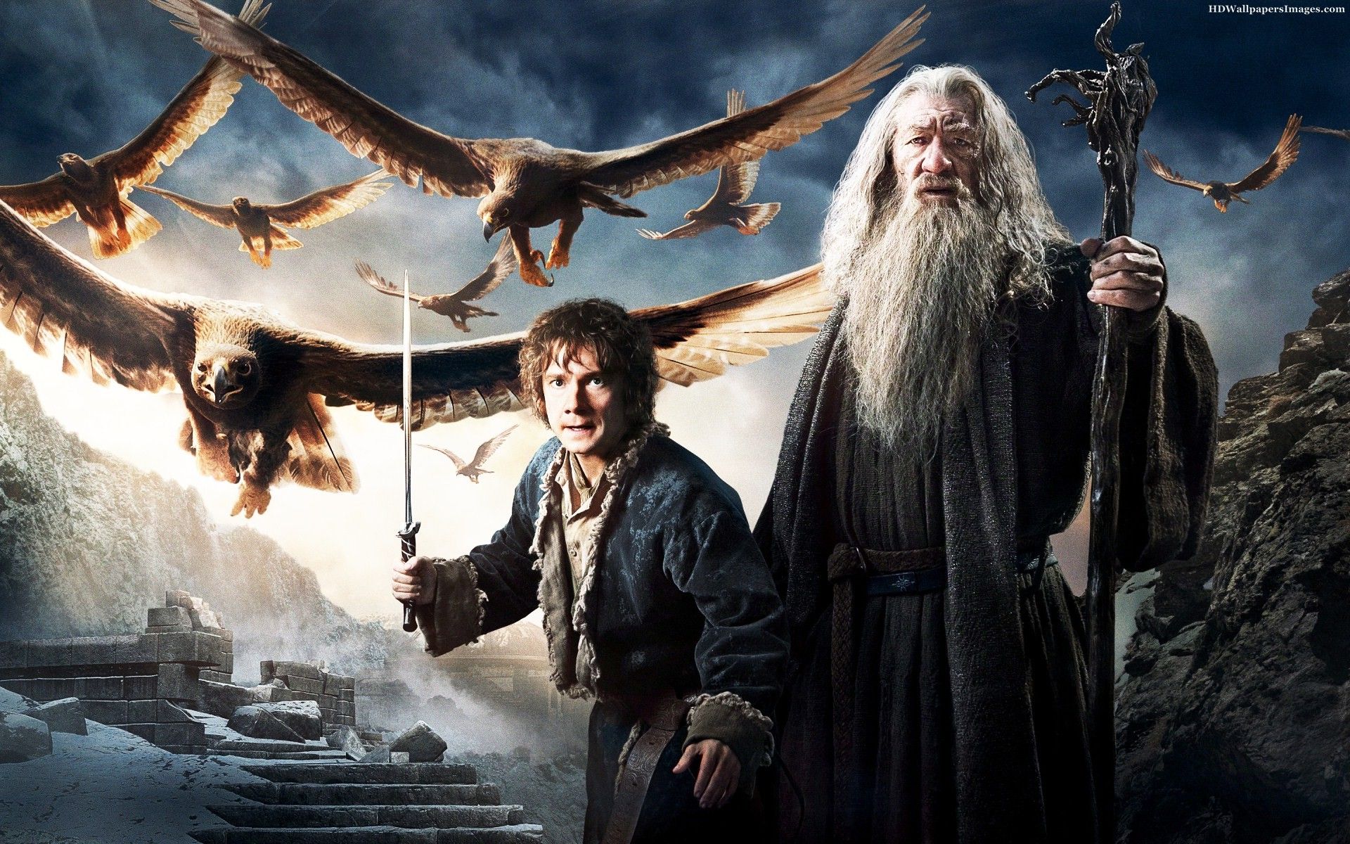 The Hobbit Battle Of Five Armies Gandalf And Bilbo
