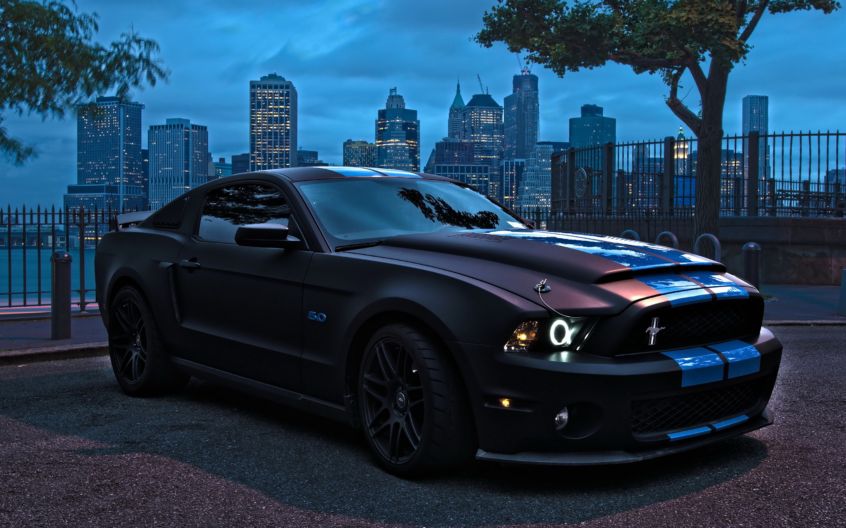 Ford Mustang Shelby Gt Black Wallpaper HD For iPhone