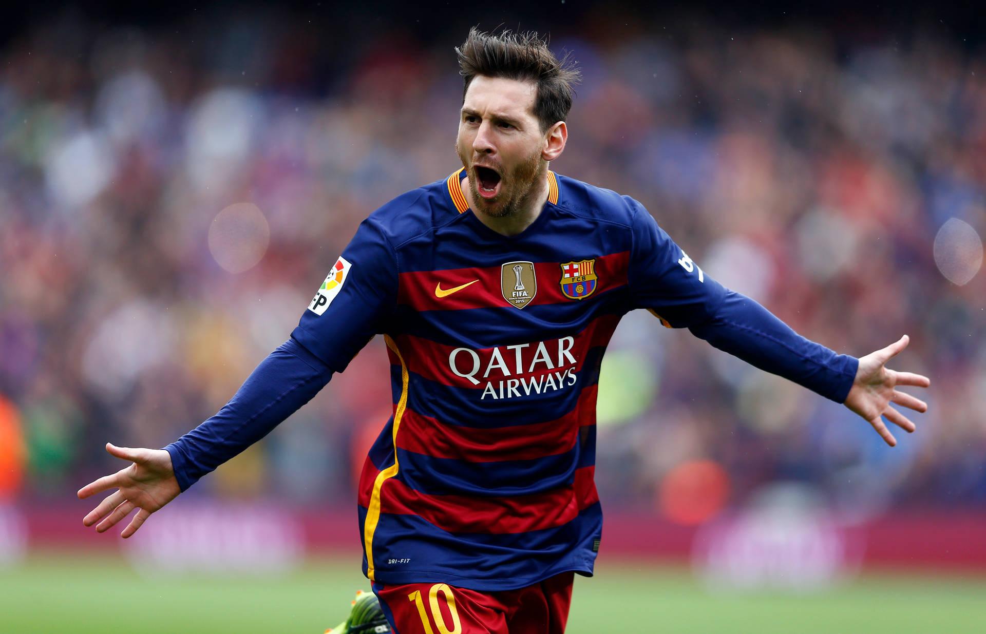 Download Yelling Messi 4k Ultra Hd Wallpaper