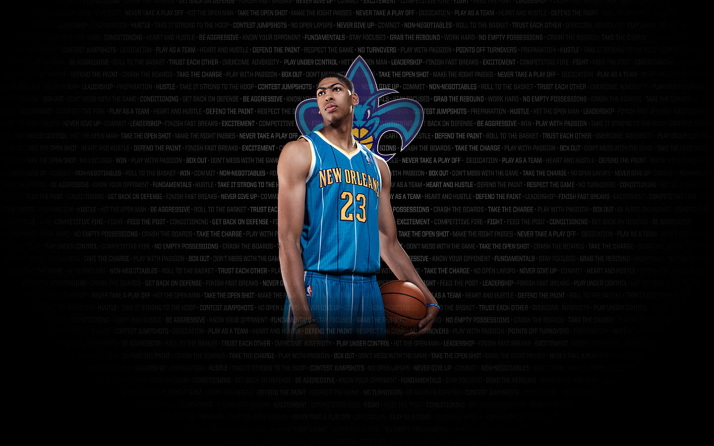 Anthony Davis Hornets Logo 1440900 Wallpaper Basketball