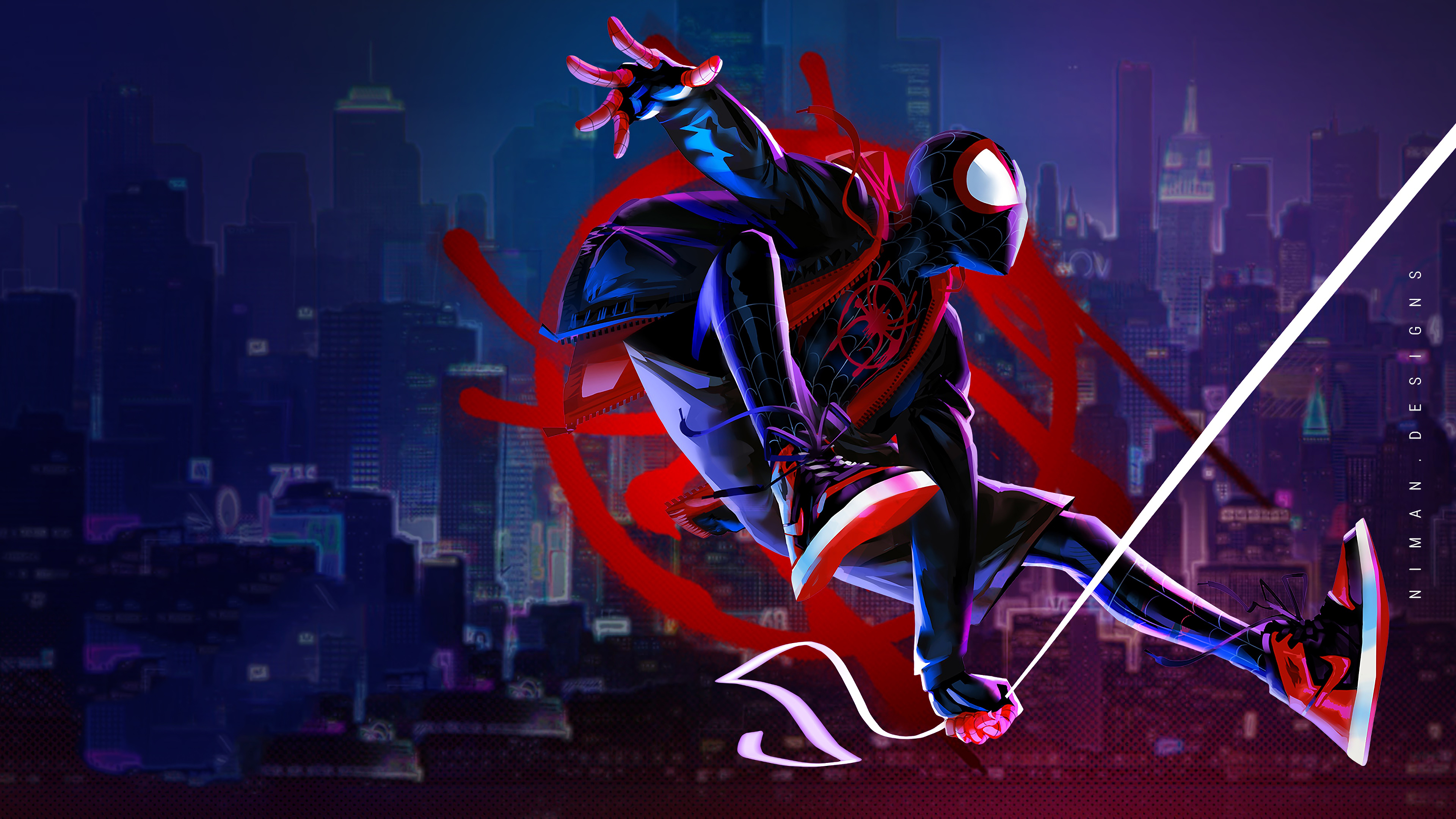 Free download Miles Morales Spider Man Into the Spider Verse 4K Wallpaper  19 [3840x2160] for your Desktop, Mobile & Tablet | Explore 20+ Miles Morales  Spider Verse Wallpapers | Verse Wallpaper, Wallpaper