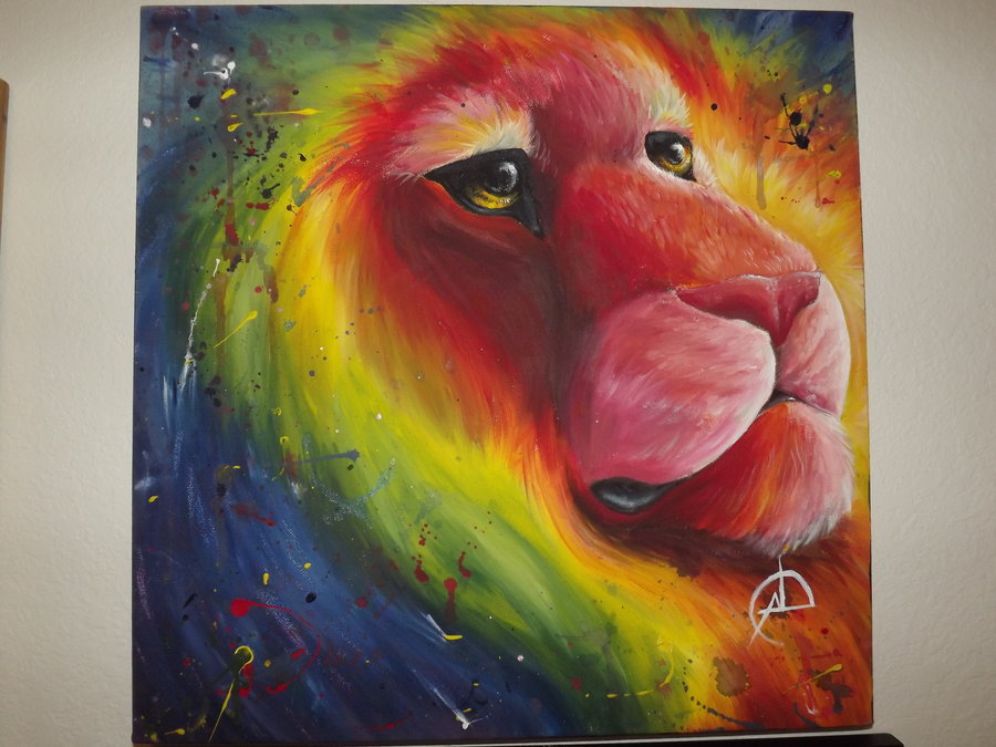 Trippy Lion By Tripplerz