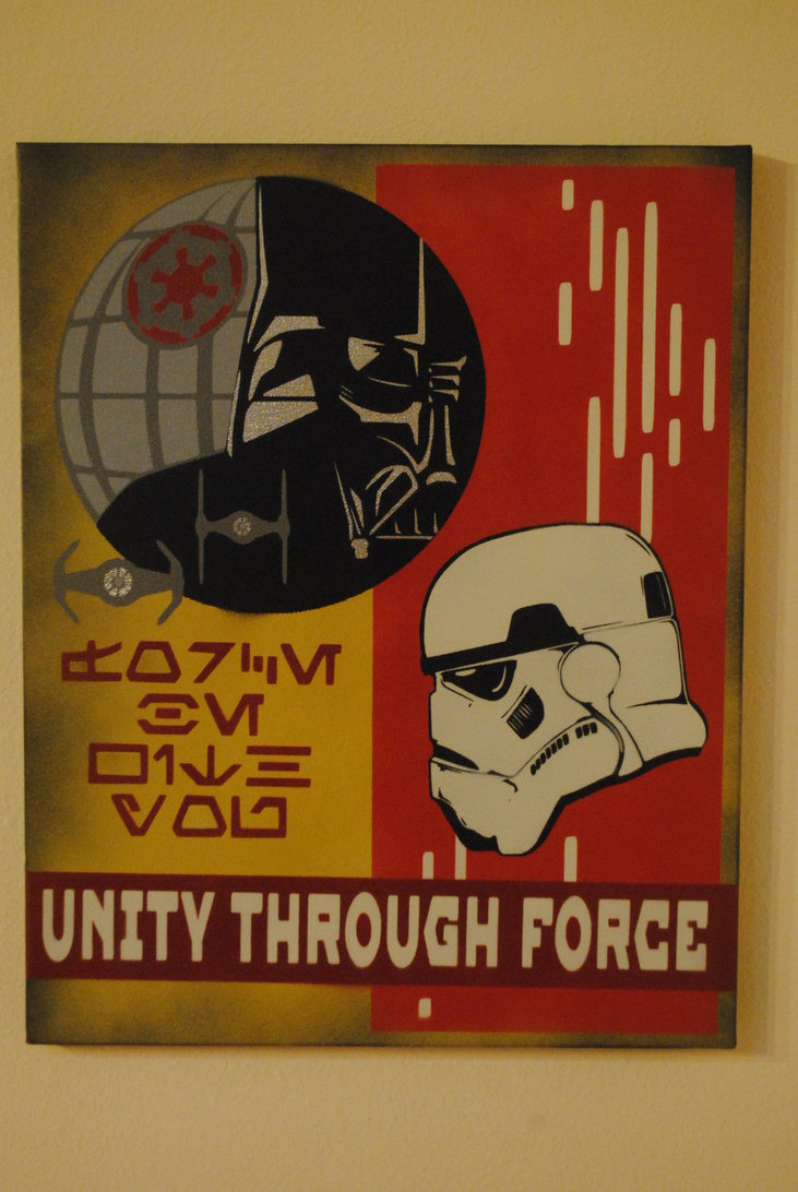 Star Wars Empire Propaganda Poster By Joshfryguy
