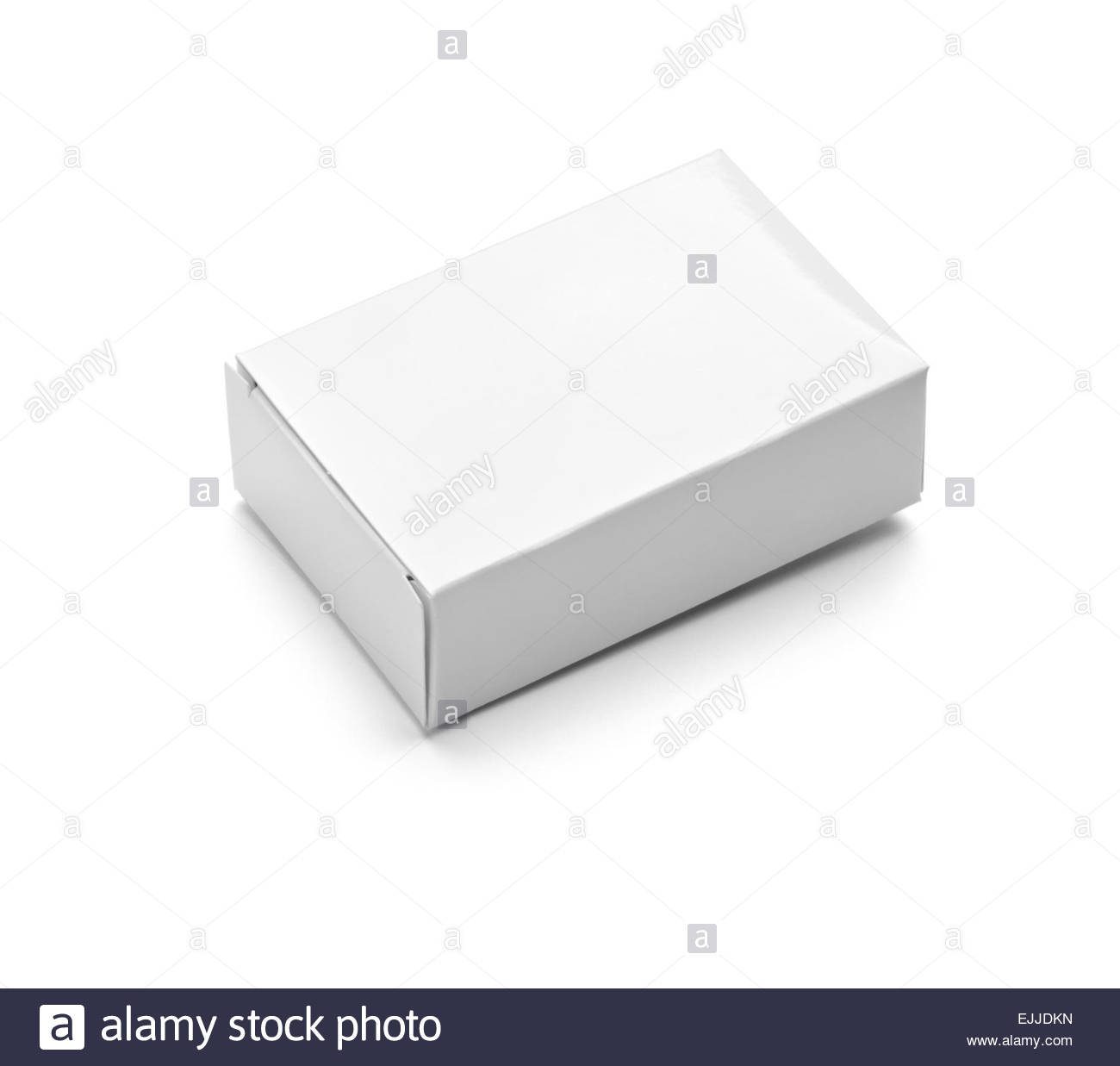 Close Up Of A White Soapbox On Background Stock Photo