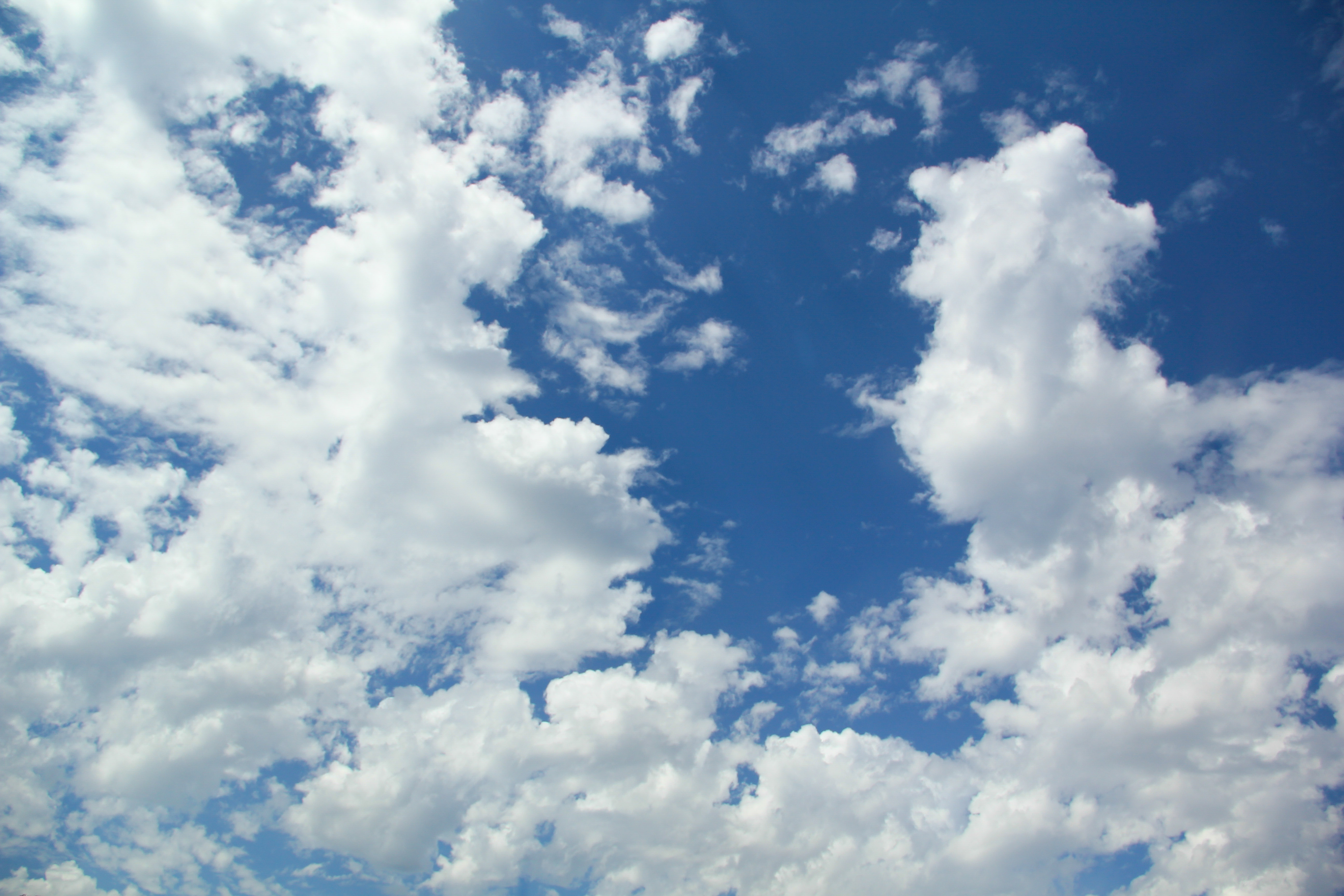 Free Download Sky Texture Perfect Day Blue White Fluffy Clouds