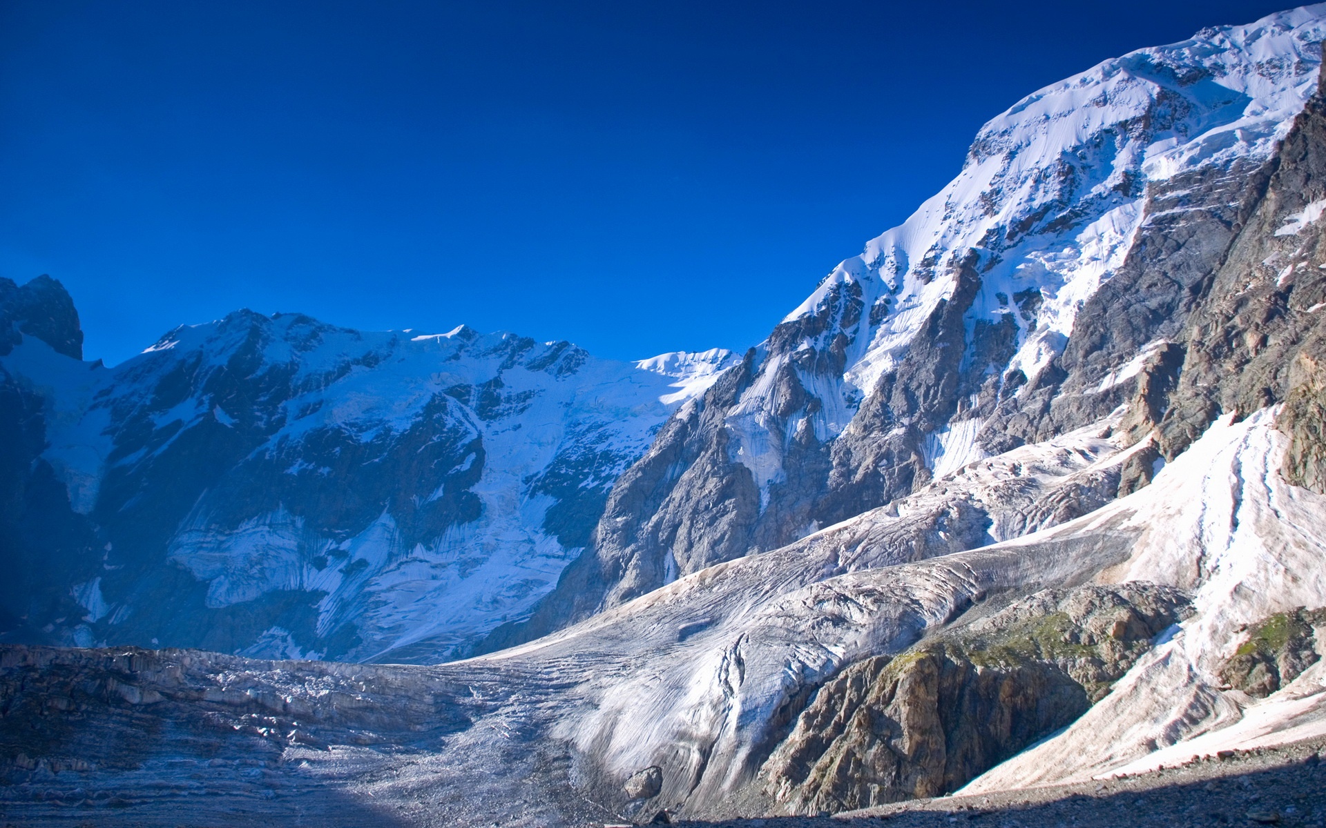 Mountain Blue Nature Snow