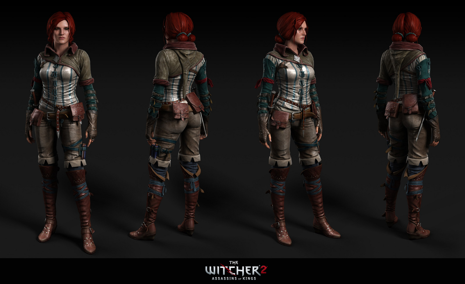 Witcher Triss Merigold And Geralt Of Rivia Cosplay Using Texture