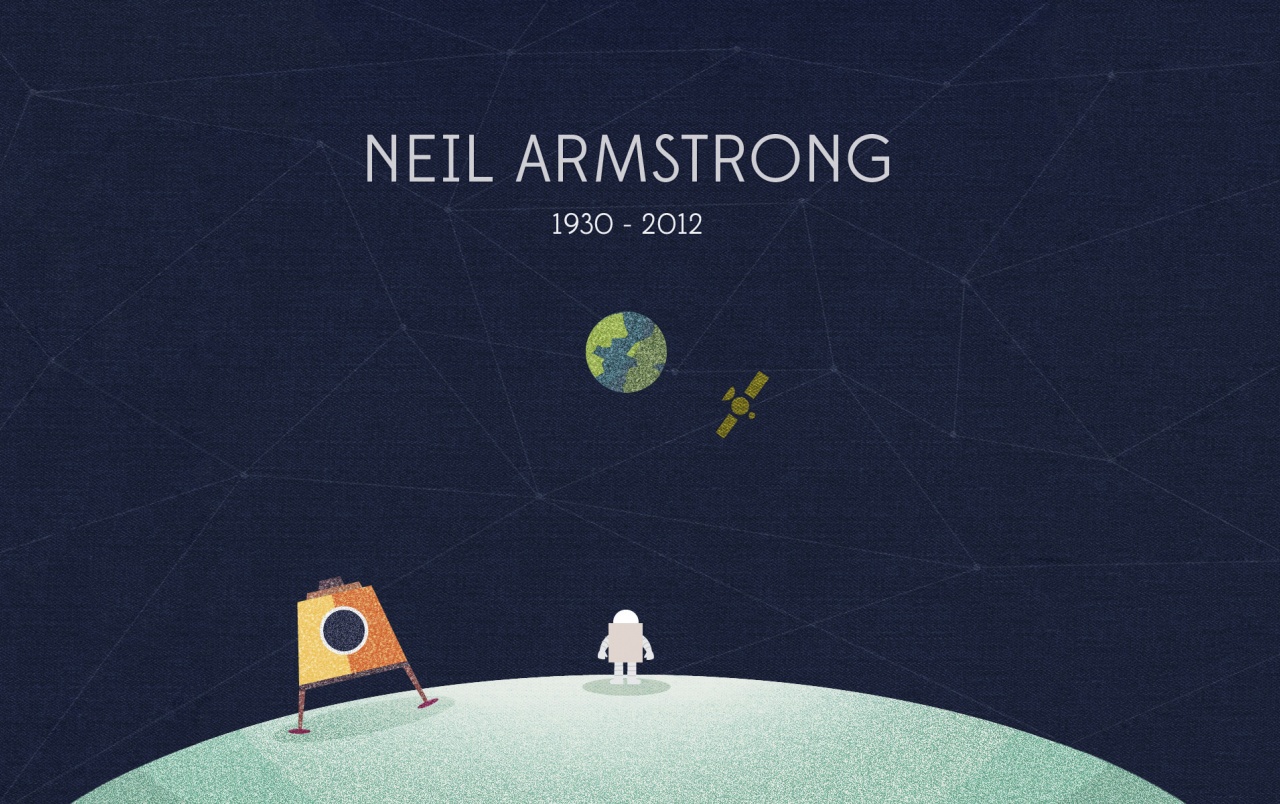 Farewell Neil Armstrong Wallpaper Stock