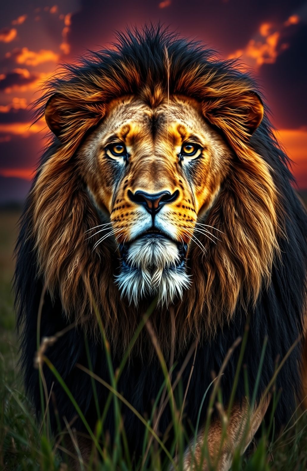 Black Lion HD Wallpaper