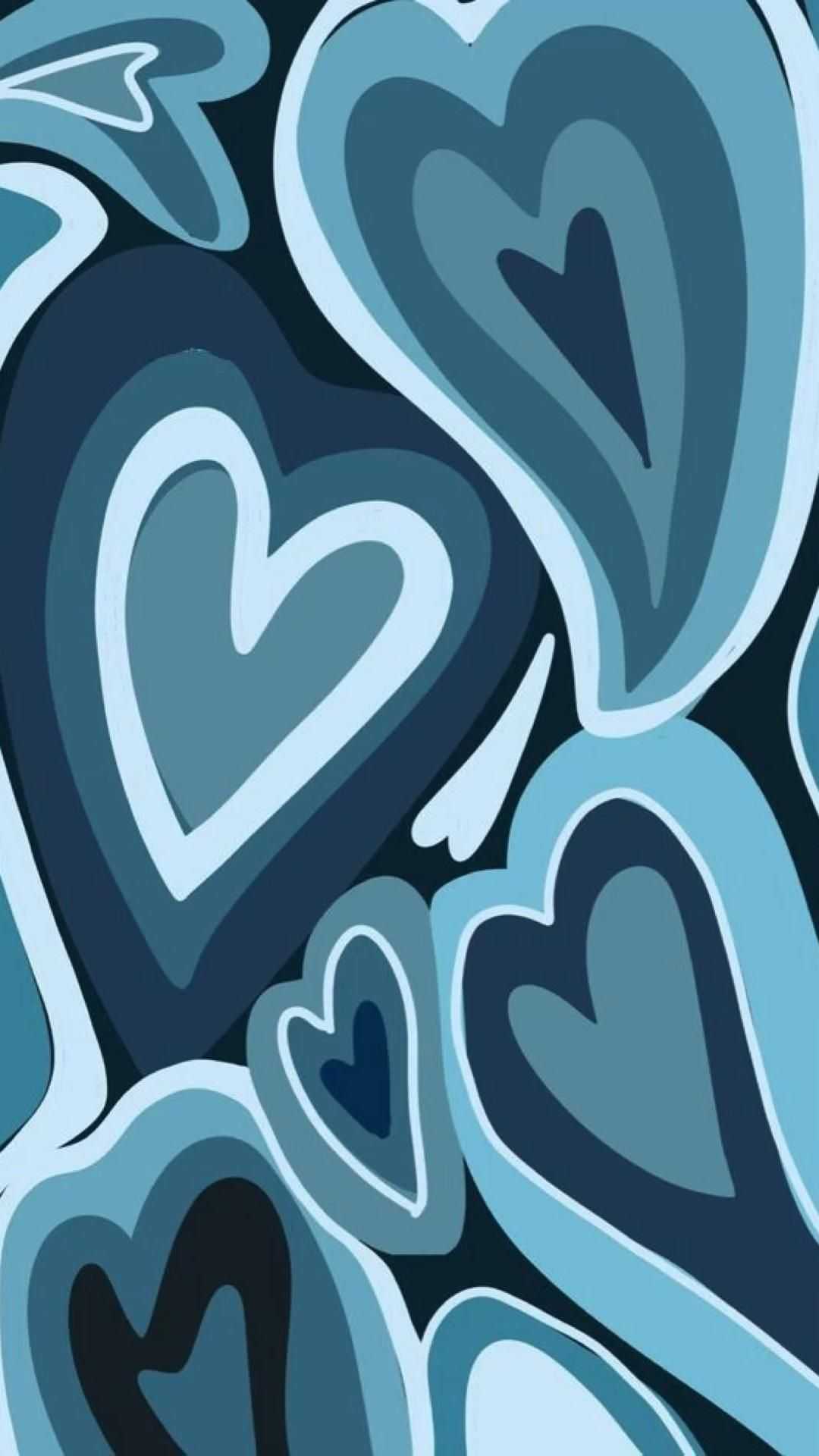 Blue Heart Wallpaper