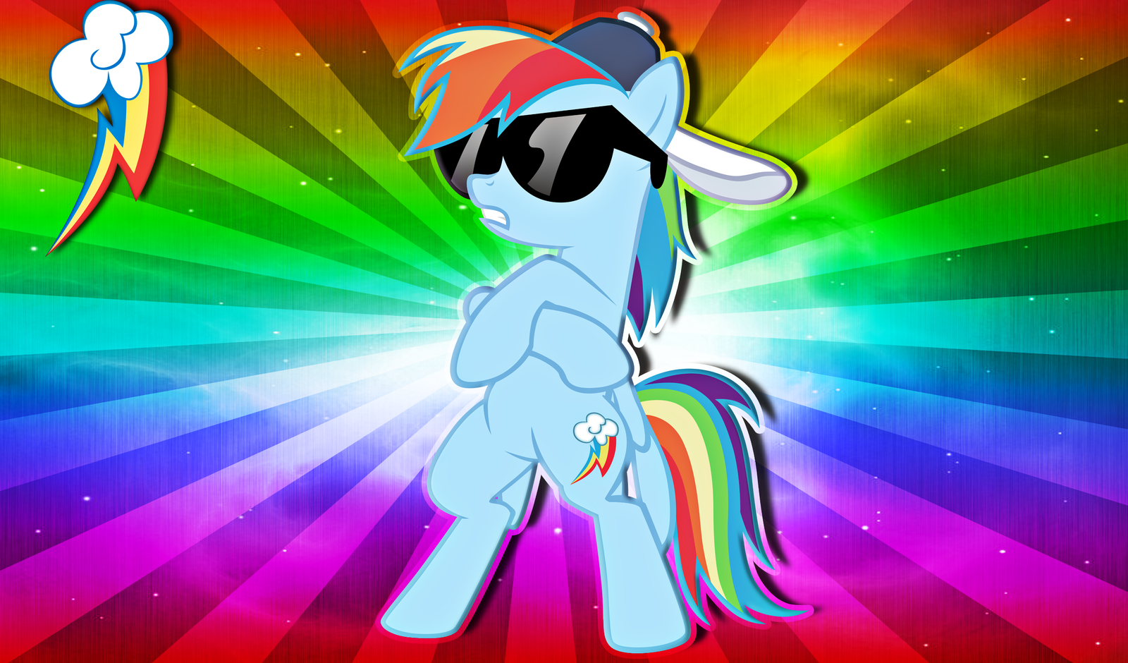 Cool Rainbow Dash Wallpaper HD By