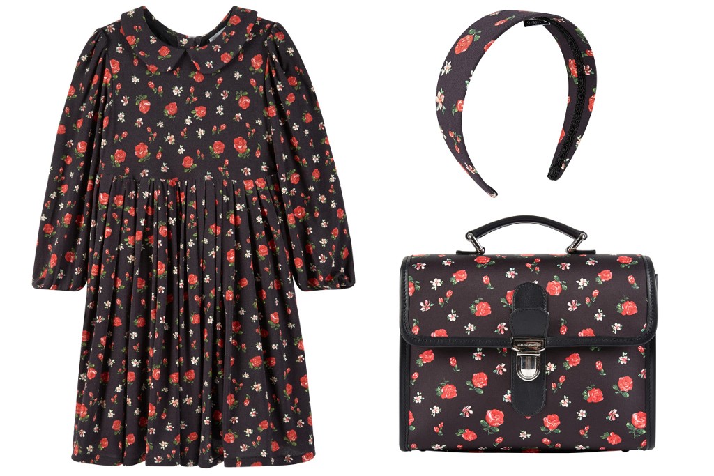 Dolce Gabbana Back To School Floral Motif With Red And White