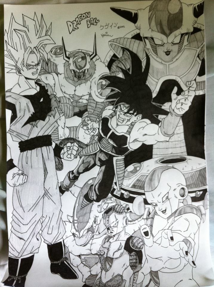 Mi Wallpaper Goku Bardock And Zer By Elkevin17salou