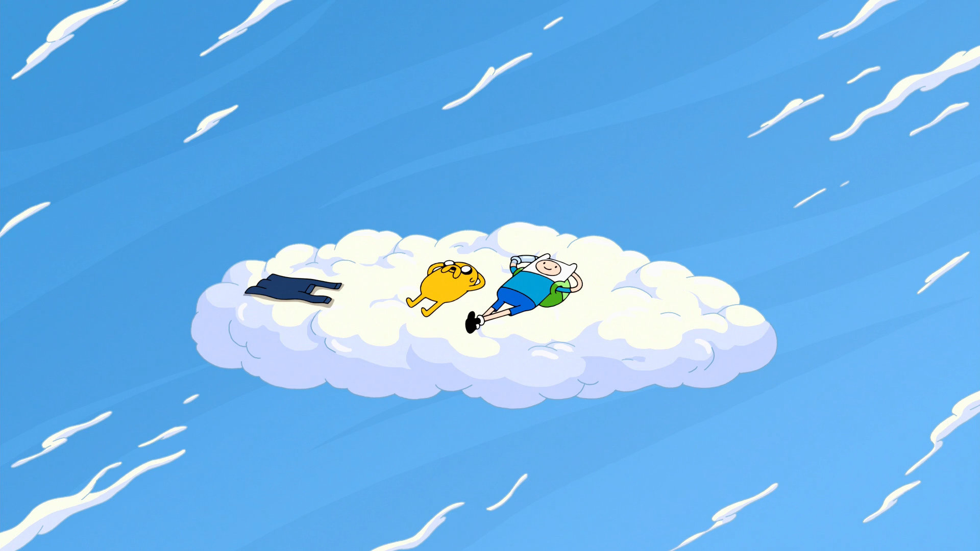 Can Some One Remove Finn And Jake From This Background Cloudy