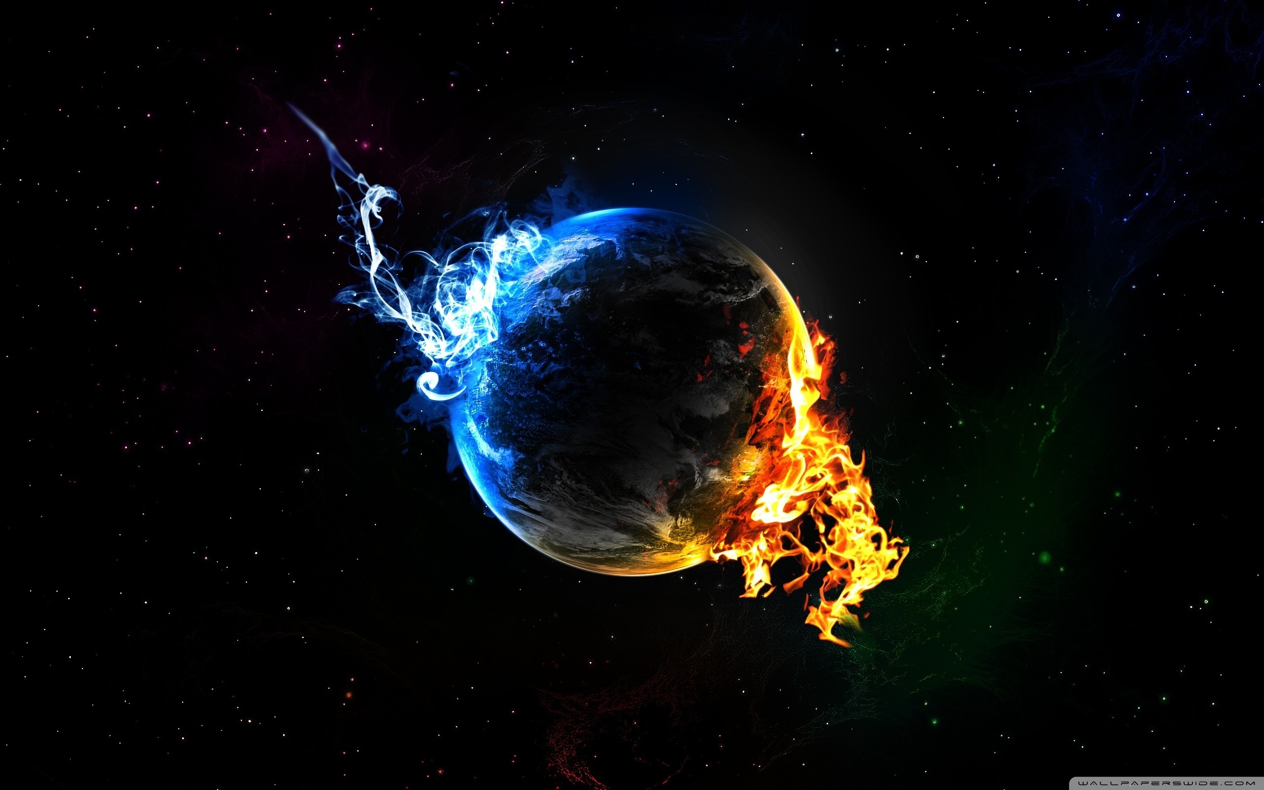 Fire And Water Wallpaper