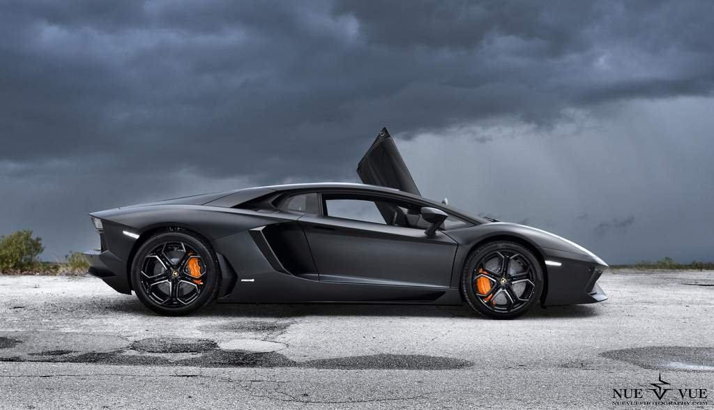 We Just Love Cars Lamborghini Aventador Matte Black Wallpaper