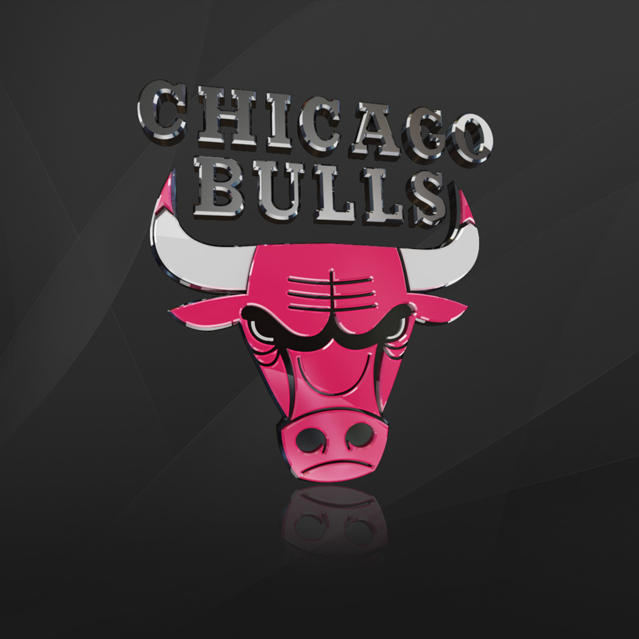 Apps Mobiles Wallpaper Chicago Bulls 3d Logo HD Walls Find
