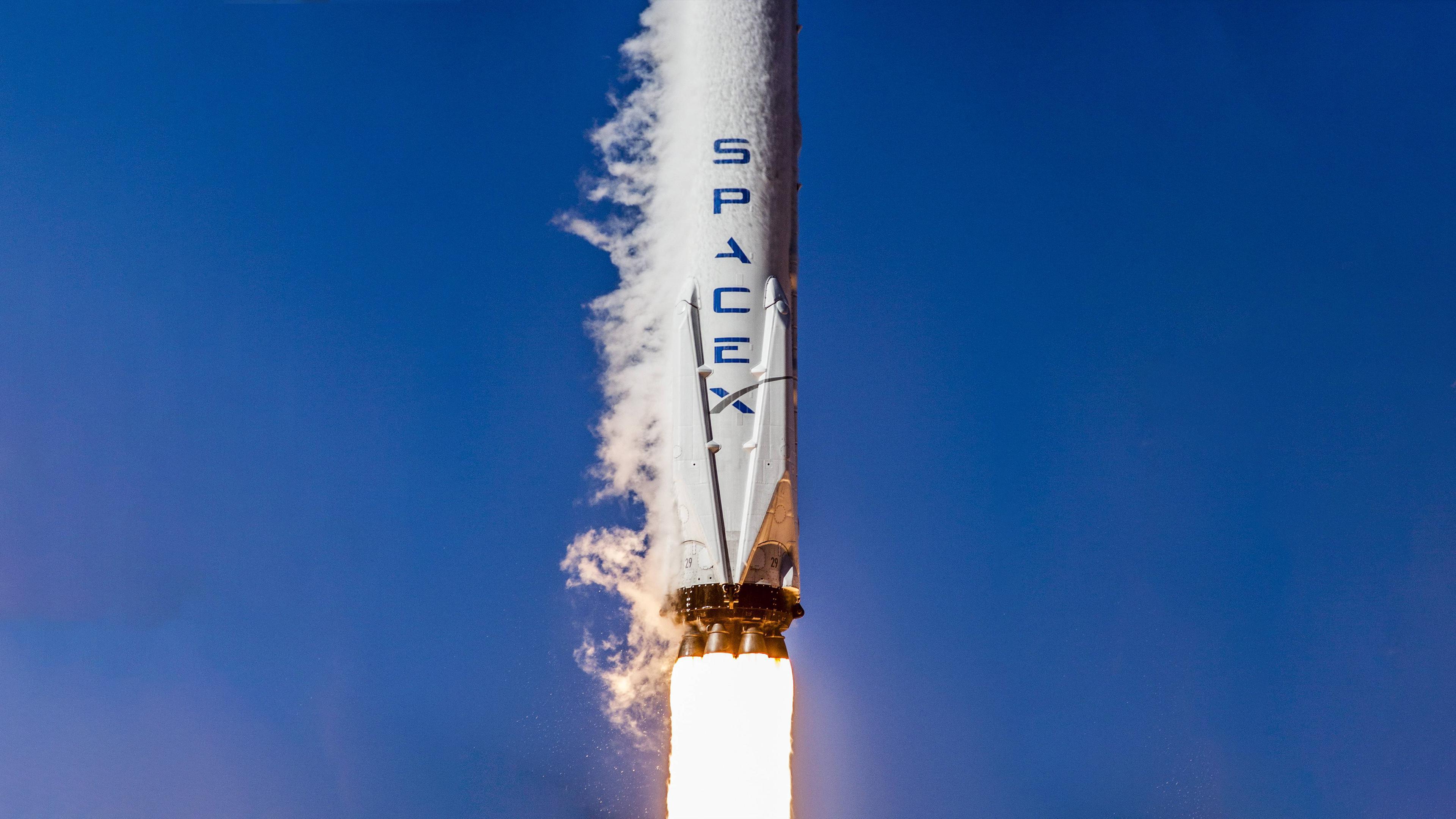 Made A 4k Wallpaper From Spacex Iridium Launch R