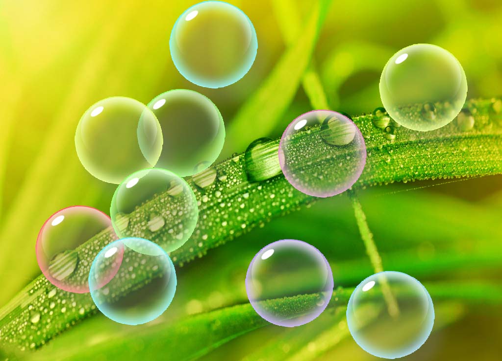 Animated Moving Bubbles Screensaver Beautiful Scenery Photography