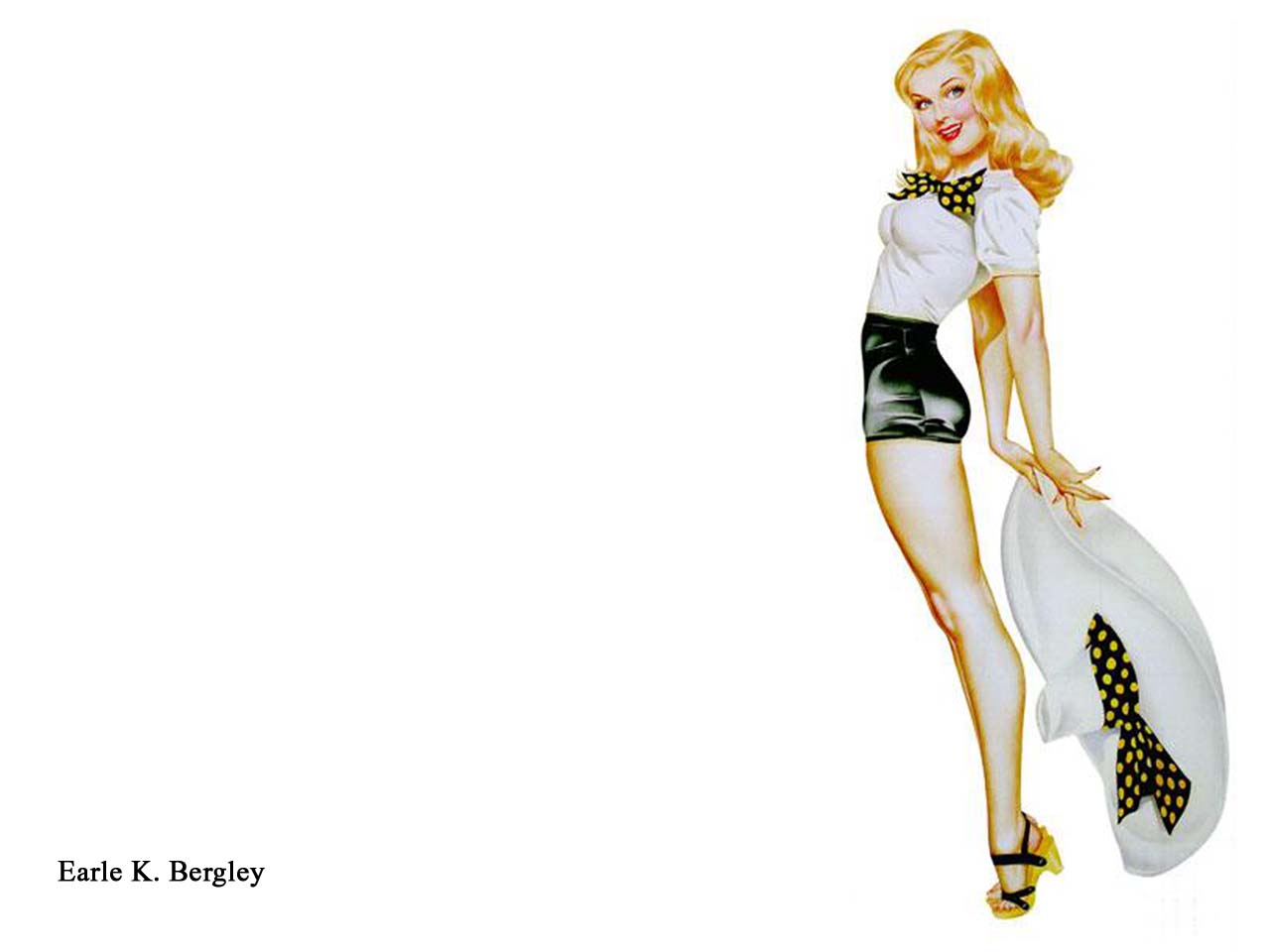 Skye World Classic Pin Up Girls Wallpaper Vintage Art Collection