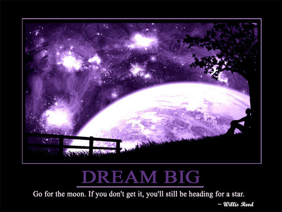 Download Dream Big motivational wallpaper