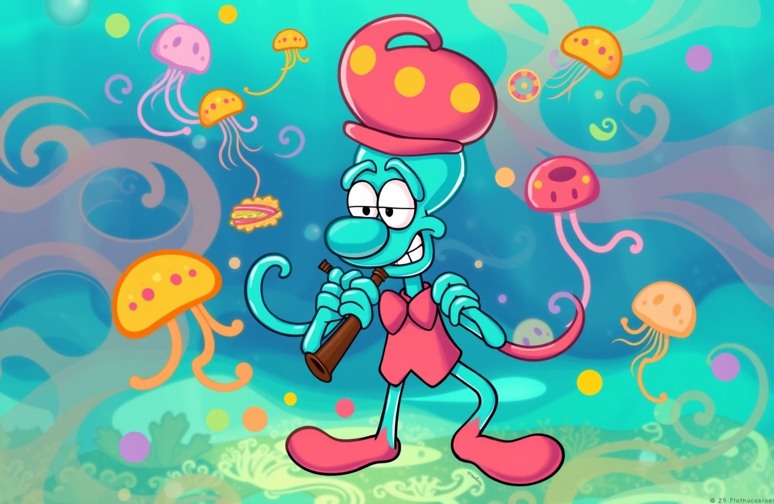 Squidward Wallpaper