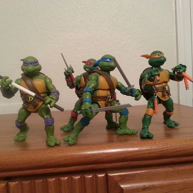 TMNT classic collection pose 2 by Lonewolfninja89 on