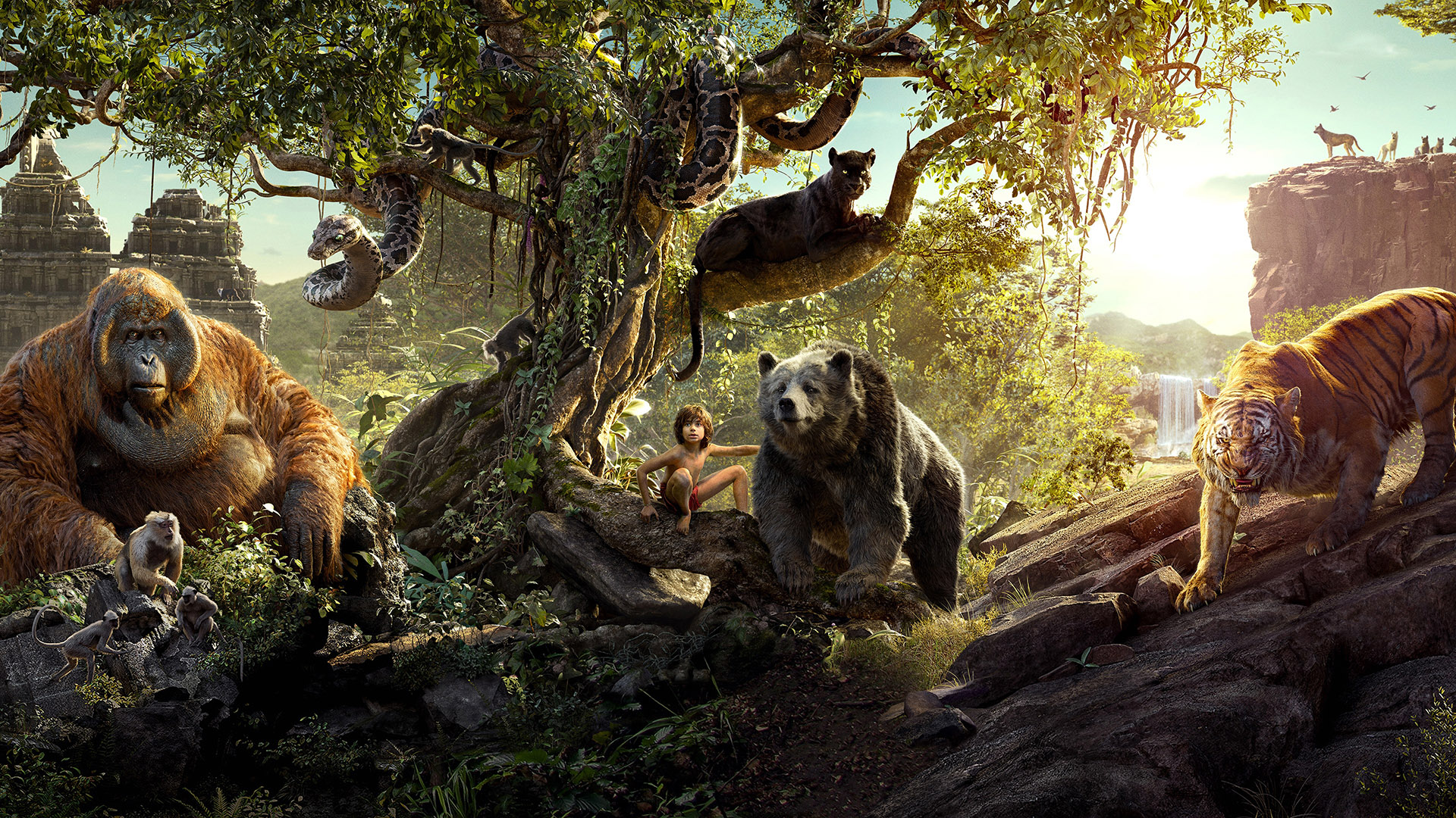 The Jungle Book Movie Animated Poster Wallpaper Wallpaperbyte