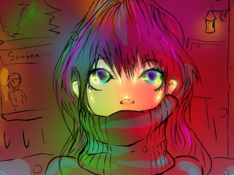 Anime Rainbow Wallpaper - WallpaperSafari