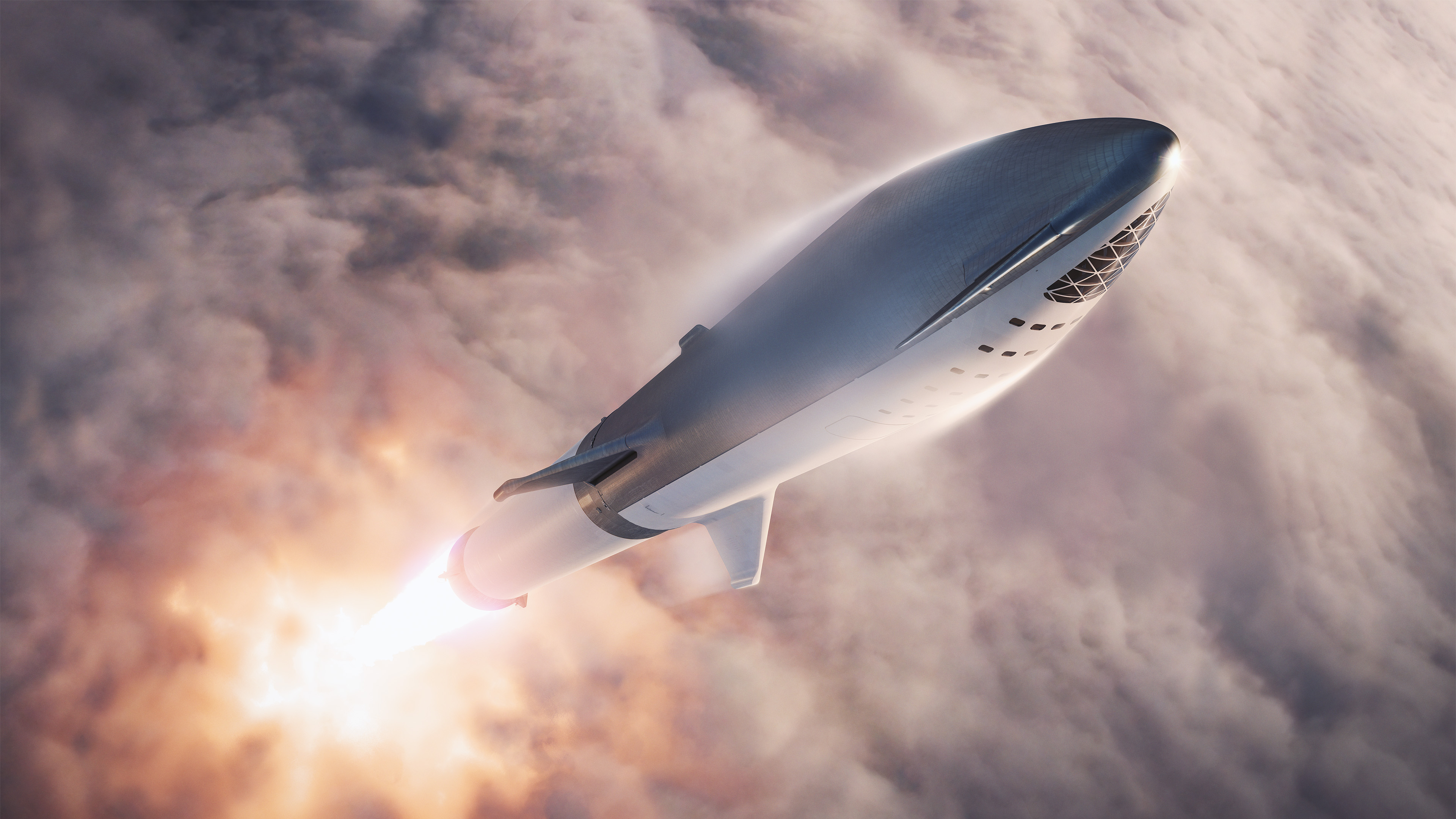 Space X Rocket 4k Wallpaper HD Abstract Image Photos And
