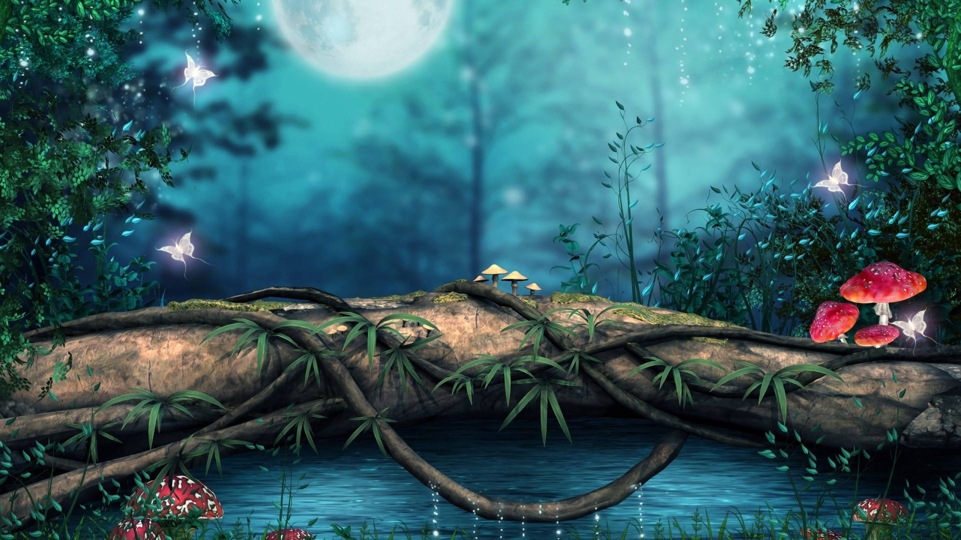 Pixel Nature Wallpaper
