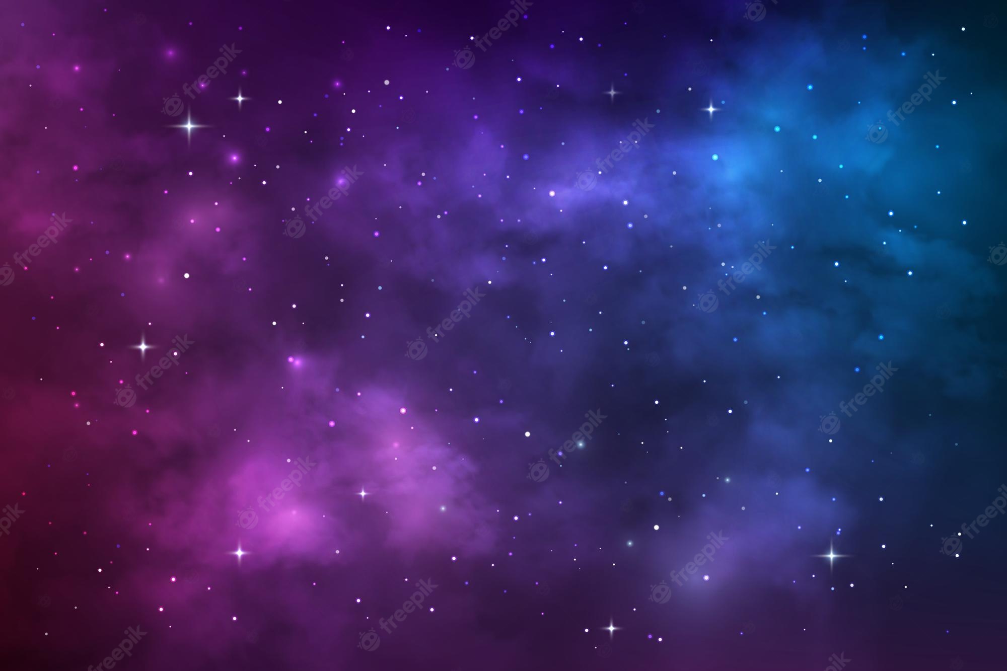 Premium Vector Starry Universe Space Galaxy Nebula Stars And