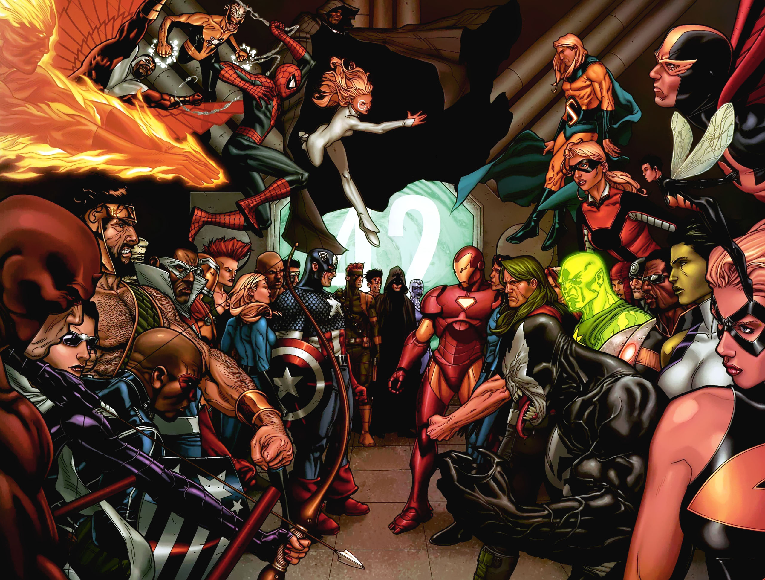 Desktop Fun Heroes Of Marvel Ics Wallpaper Collection