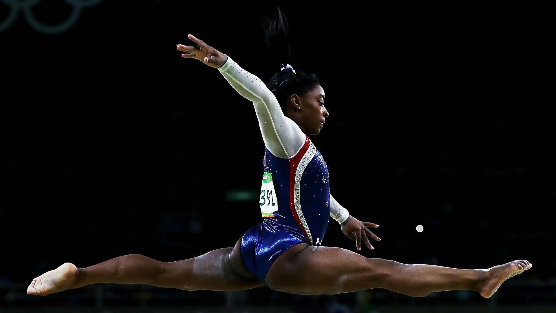Time Olympic Gold Medalist Simone Biles Performs On The