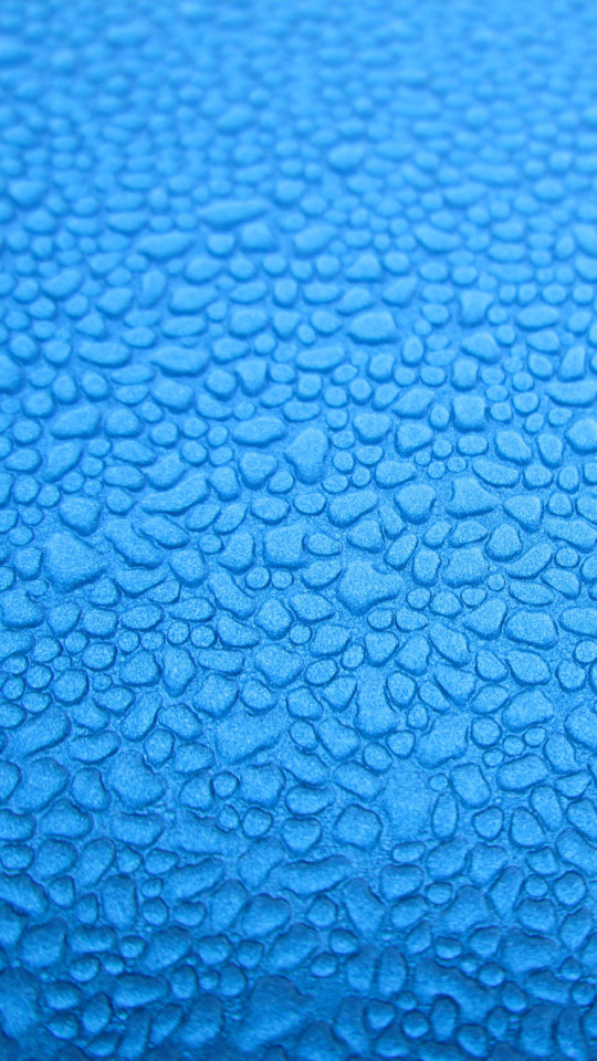 Water Drops On Blue Glass Wallpaper iPhone